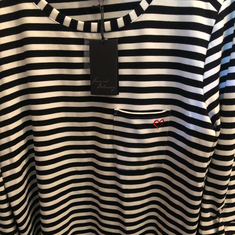 NWT darling stripped top
